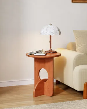 Modern Minimalist Wooden Side Table-#12