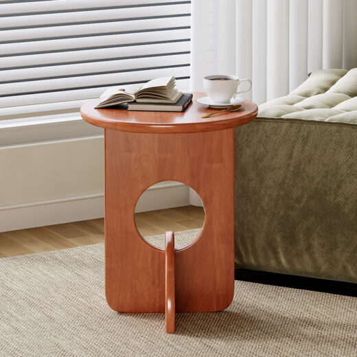 Modern Minimalist Wooden Side Table-#12