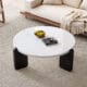 Round Coffee Table with Mixed Base-#61