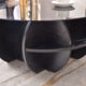 Glass Coffee Table Set with Black Base -#081