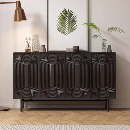 WechatIMG11.jpg Wood Sideboard Cabinet with Patterned Doors - HBCB-02