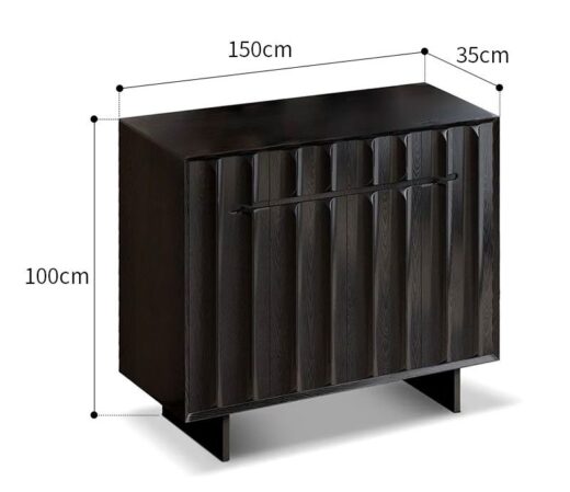WechatIMG23 Wood Sideboard Cabinet with Ribbed Doors - HBCB-03