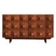 Wood Sideboard Cabinet with Geometric Drawer Front - HBCB-04
