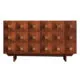 Wood Sideboard Cabinet with Geometric Drawer Front - HBCB-04