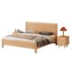 WechatIMG10 Modern Solid Wood Bed with Minimalist Headboard
