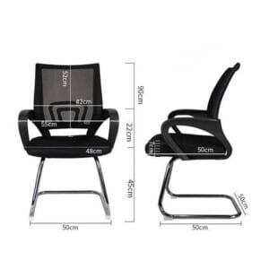 Mesh Visitor Chair with Metal Frame - TXW-4006