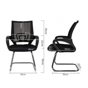 Mesh Visitor Chair with Metal Frame - TXW-4006