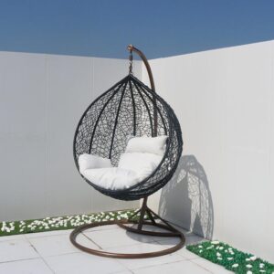 Rattan Hanging Chair with Stand