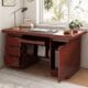 Wood Office Desk with Drawers - OF-8012