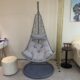 Rattan Hanging Chair with Cushion and Stand